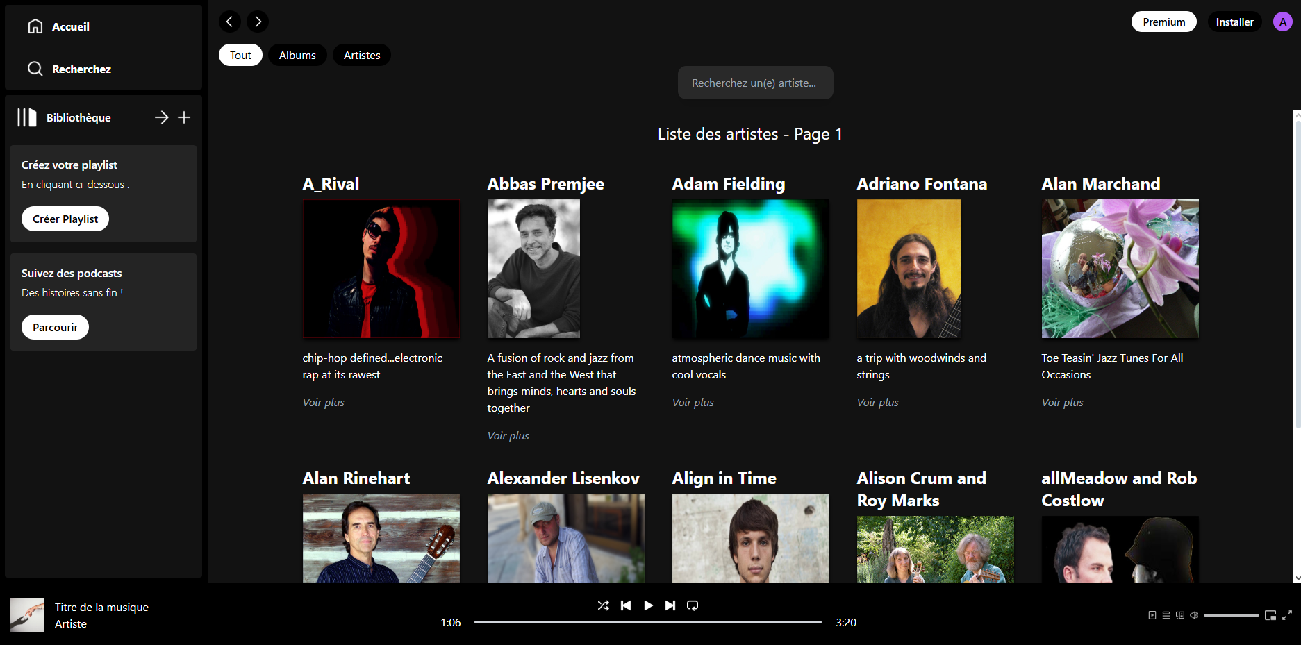 Projet spotify